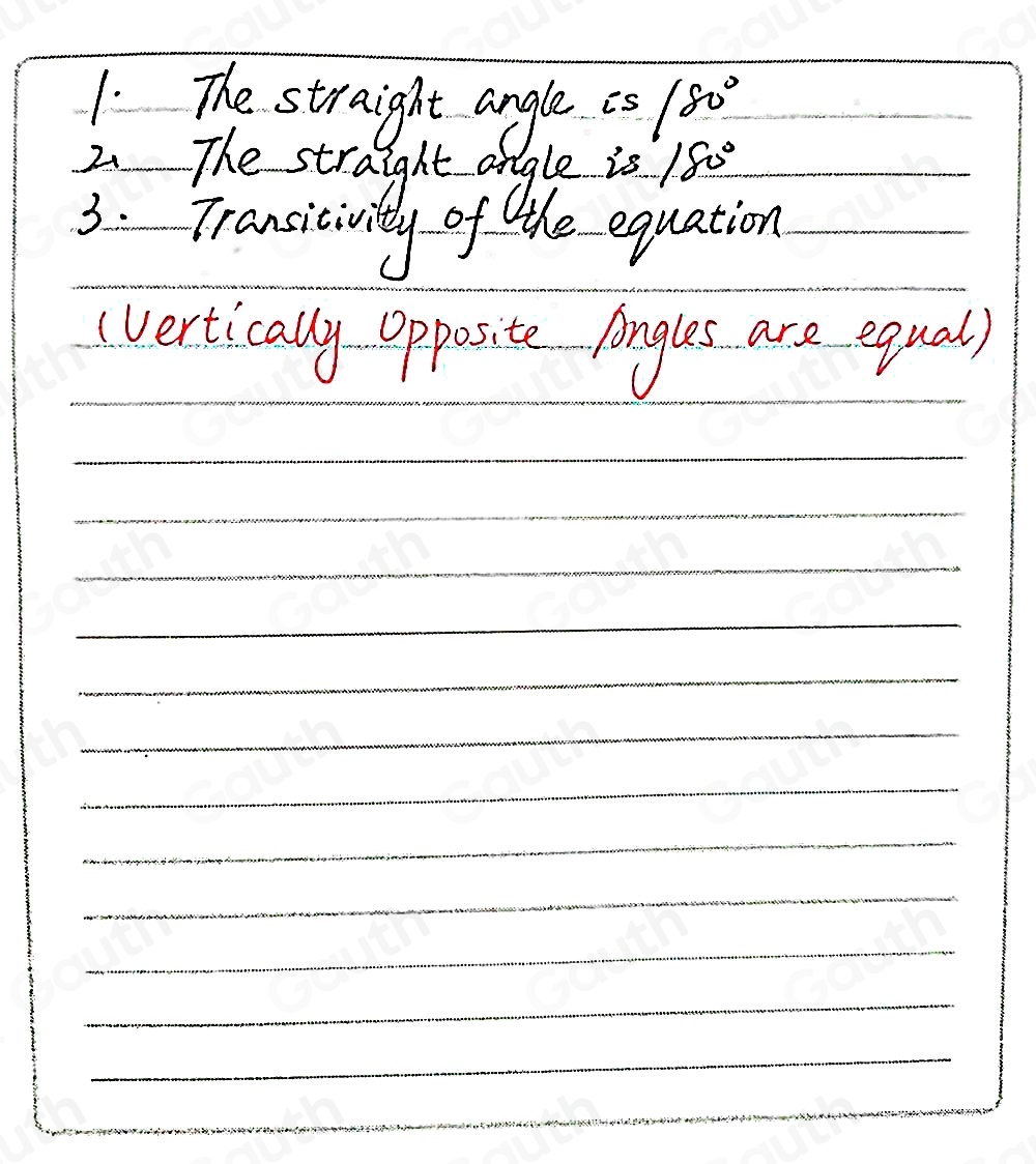 Solved: Complete the proof that ∠ XZY≌ ∠ VZW. Statement Reason 1 m∠ VZW ...