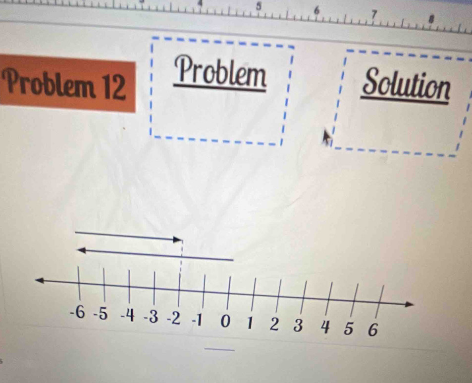 5 6 7 B
Problem 12 Problem 
Solution