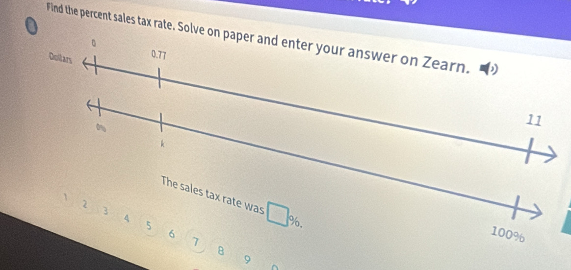 Find the percent sales tax rate. Solv
9