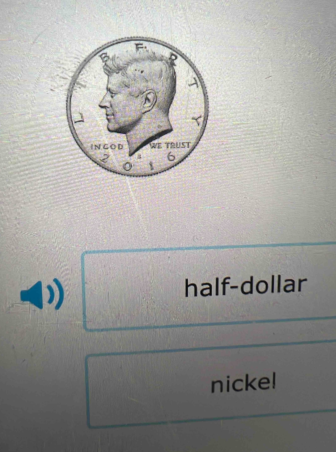 half-dollar 
nickel