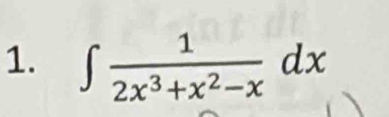 ∈t  1/2x^3+x^2-x dx