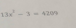 13x^2-3=4209