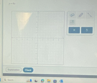 y=4x
× 5
Explanation Check 
Search