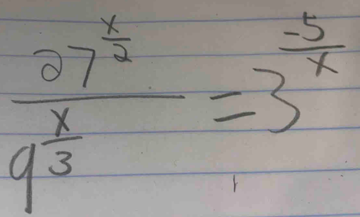 frac 37^(frac 1)49^(frac x)3=3^(frac -5)x