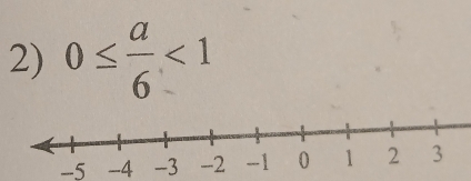 0≤  a/6 <1</tex>
-5 -4