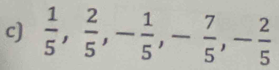  1/5 ,  2/5 , - 1/5 , - 7/5 , - 2/5 