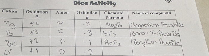 Dice Activity