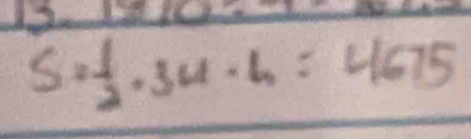 S= 1/2 · 34· 4=4675