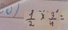  1/2 overset .*  3^2/4 =