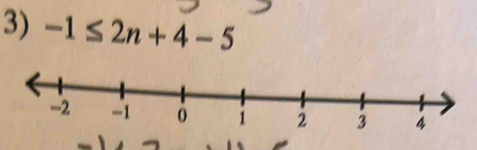 -1≤ 2n+4-5