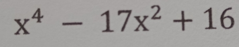 x^4-17x^2+16