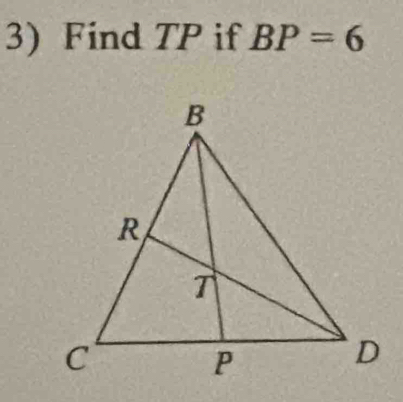 Find TP if BP=6