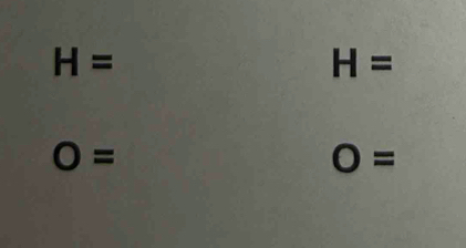 H=
H=
O=
O=