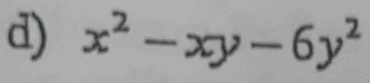 x^2-xy-6y^2