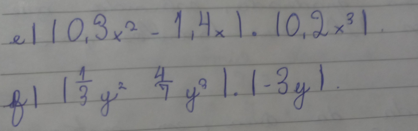 el 10,3x^2-1,4x1· 10,2x^3|.