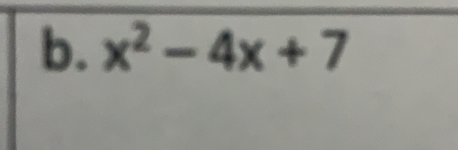 x^2-4x+7