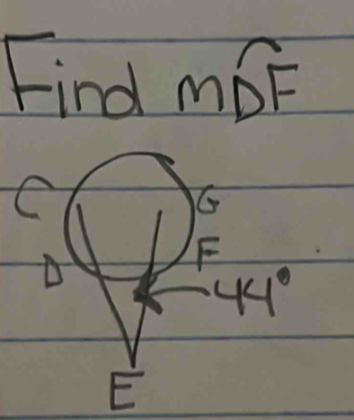 Find MOF
G
F
44°
E