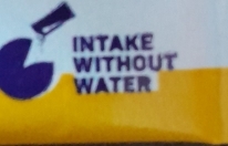 INTAKE 
WITHOUT 
water