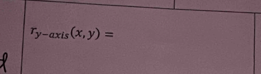 r_y-axis (x,y)=