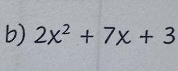 2x² + 7x + 3