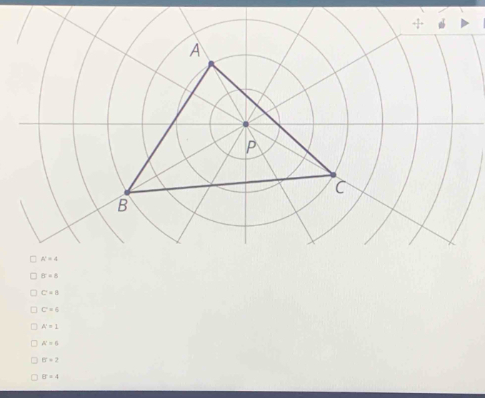 B'=8
C=8
C'=6=6
A'=1
A'=6
B^+=2
B=4