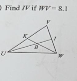 Find IV if WV=8.1