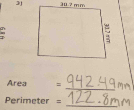 Area =
_
Perimeter =