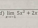 limlimits _xto -15x^2+2x