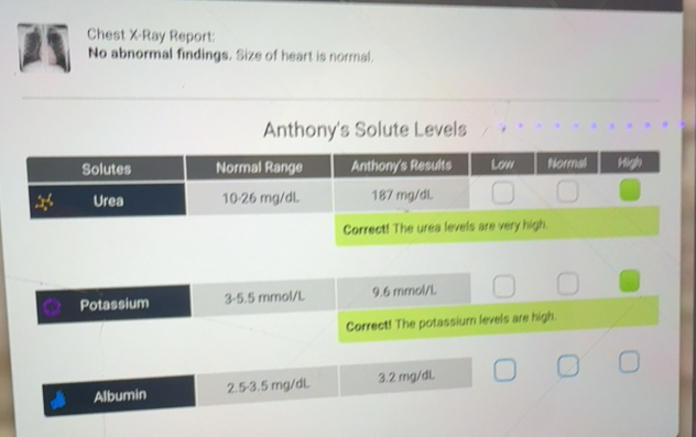 Solved: Chest X-Ray Report: No abnormal findings. Size of heart is ...