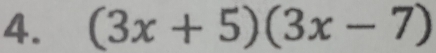 (3x+5)(3x-7)