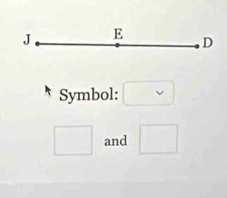 J
E
D 
Symbol:
(-3,4) □ 
and