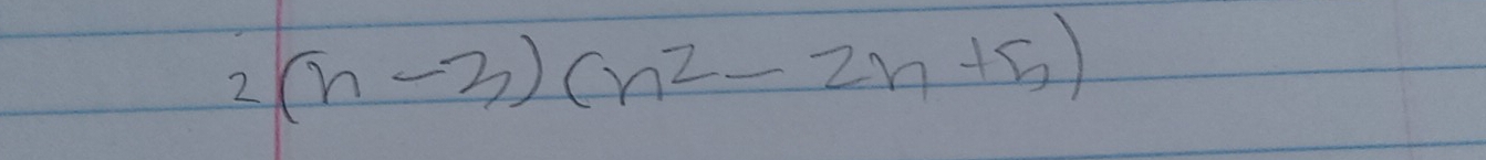 2(n-3)(n^2-2n+5)