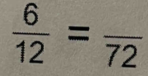  6/12 =frac 72