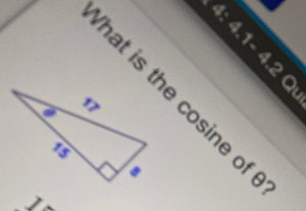 hat is the cosine of