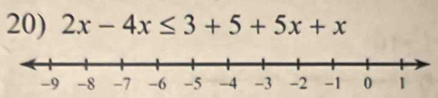 2x-4x≤ 3+5+5x+x