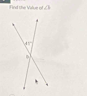 Find the Value of ∠ b