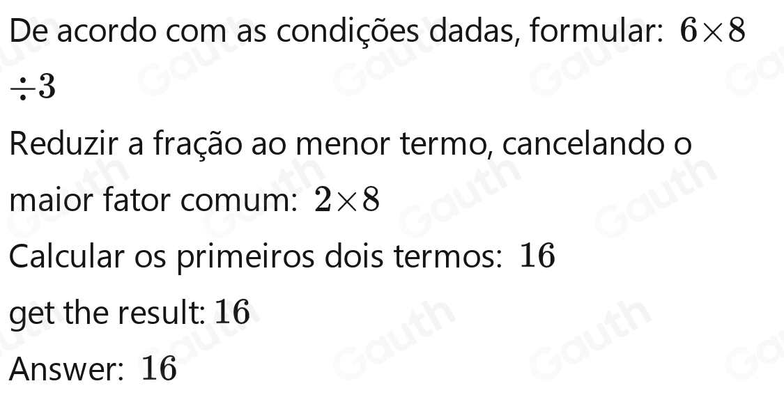 Solved: Com 6 pedreiros podemos construir uma parede em 8 dias. Quantos ...