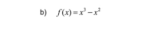 f(x)=x^3-x^2