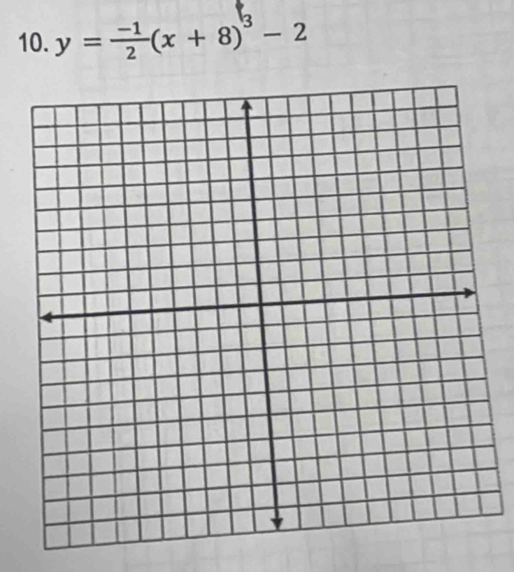 y= (-1)/2 (x+8)^3-2