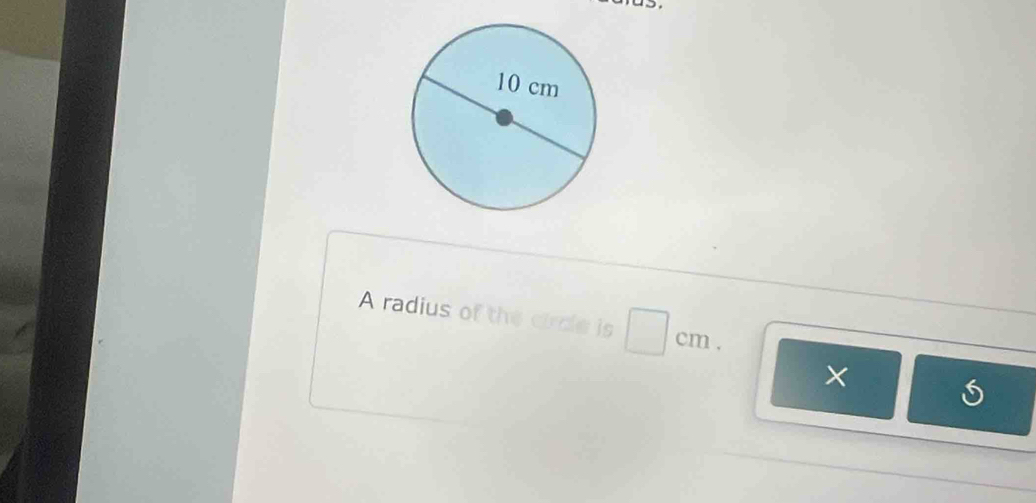 A radius of the circle is^
×