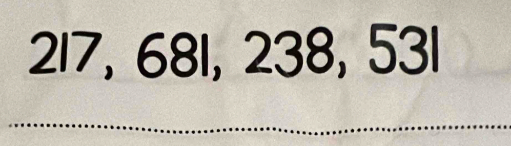 217, 681, 23 38, 53
_