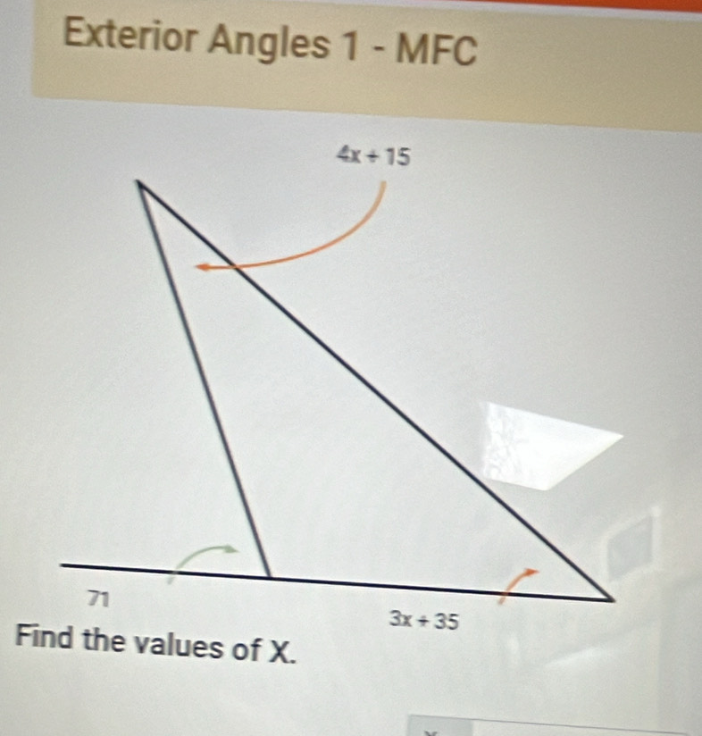 Exterior Angles 1 - MFC