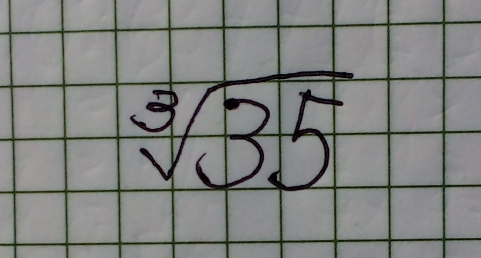 sqrt[3](35)