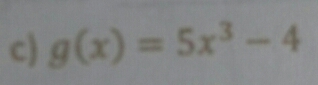 g(x)=5x^3-4