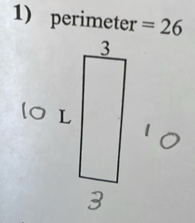 perimeter =26