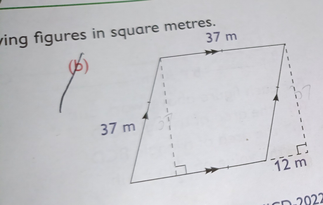 ving figures in square metres. 
a 
S D- 2022