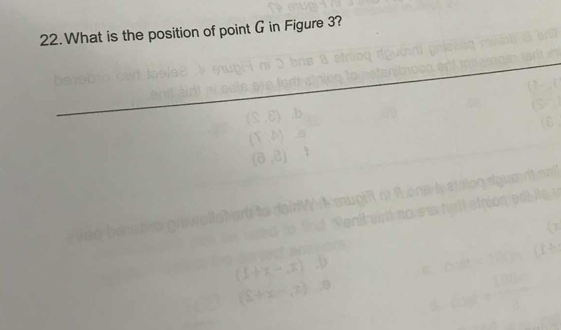 Solved: What is the position of point G in Figure 3? _ _ [Math]