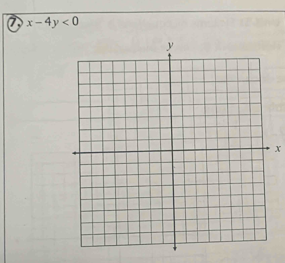 x-4y<0</tex>
x