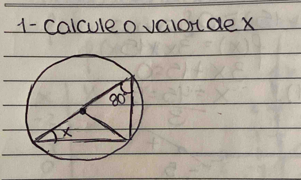 1- calcule o valondex