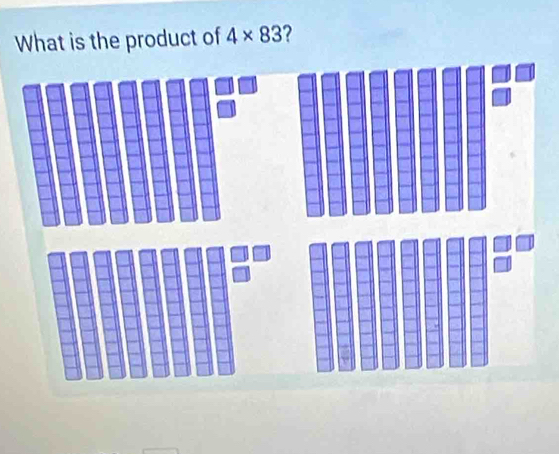 What is the product of 4* 83 ?